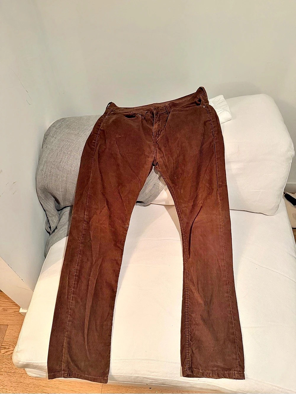 Levi's 513 Straight Leg Brown Jeans Waist 32